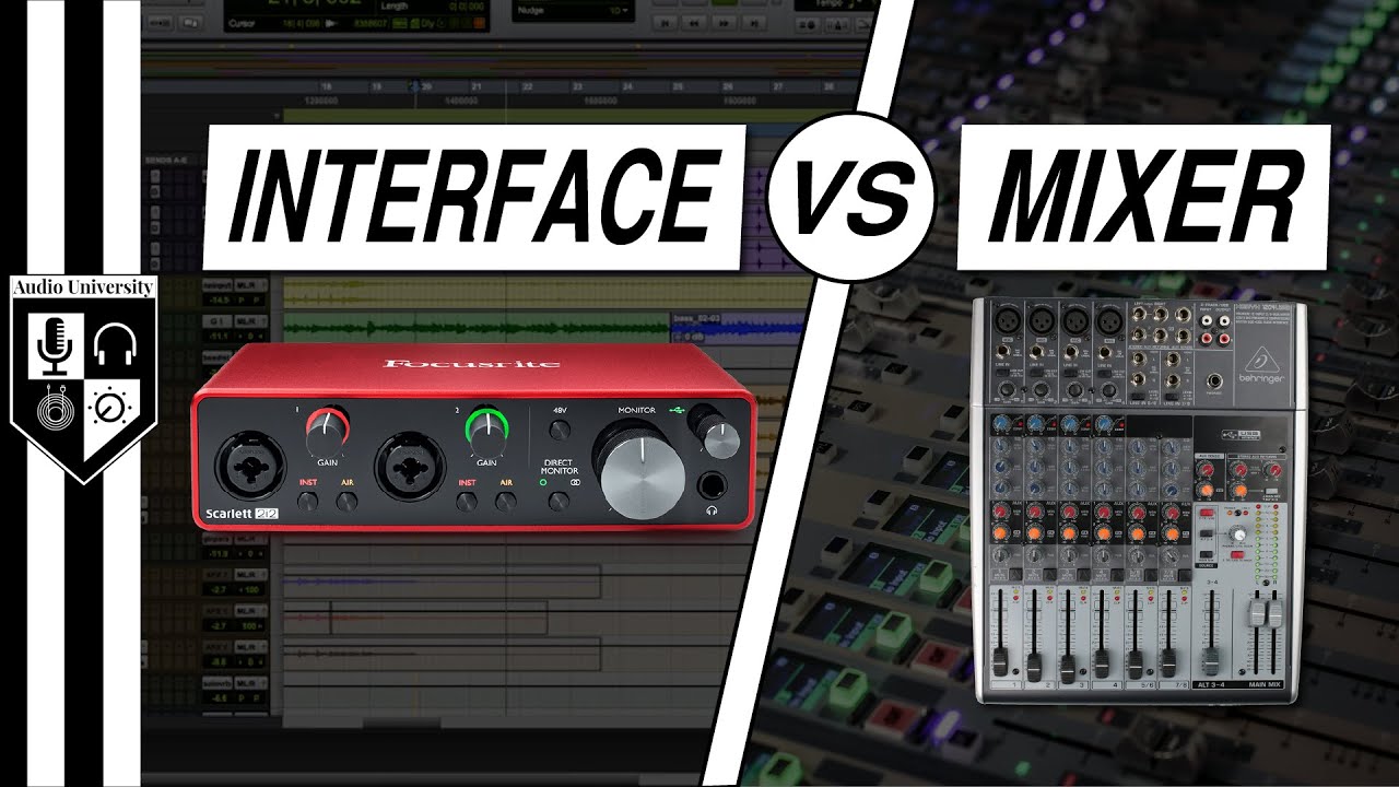Audio Interface vs Mixer: Choosing the Right Tool for Your Needs