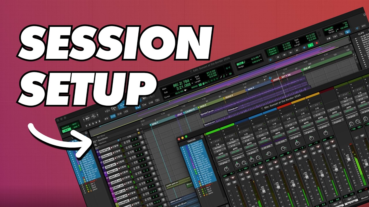 Pro Tools Mixing Workflow: Master Session Setup Guide