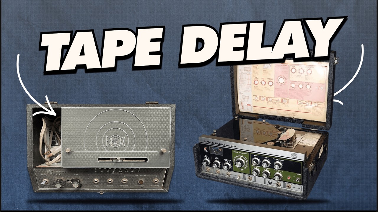 How Vintage Tape Delays Shaped Modern Music Production