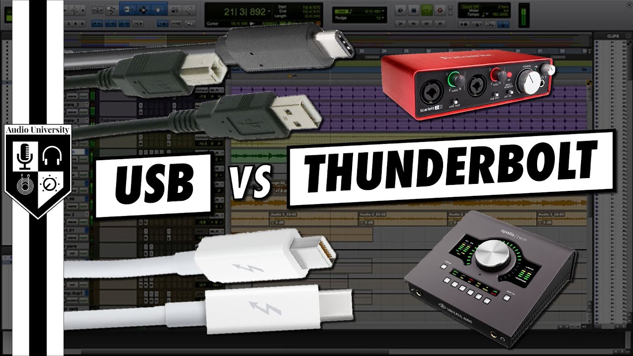 Thunderbolt vs USB Audio Interfaces: Which Is Right for You?