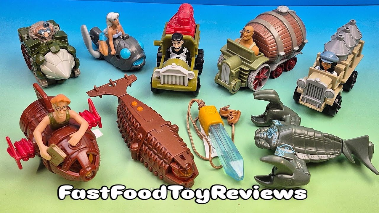McDonald's Atlantis Toys Review: 2001 Collector's Guide & Features
