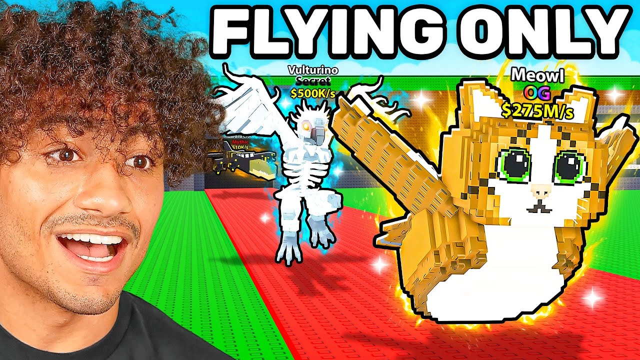 Roblox $0 to $1 Trillion Flying Brain Rots Challenge Guide
