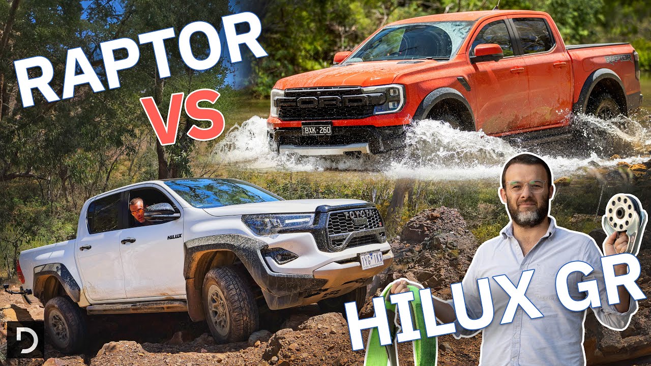 Toyota Hilux GR Sport vs Ford Ranger Raptor 2024 Comparison