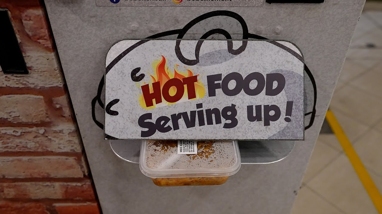 Unique Singapore Food Vending Machines Revealed