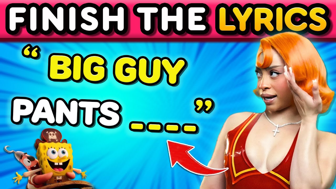 Finish Lyrics Challenge: 2000s-2020s Hit Songs Answer Key