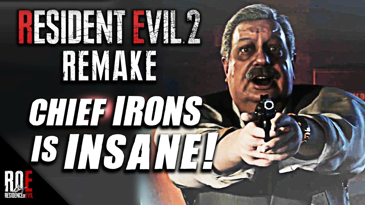 Chief Irons Redesign in Resident Evil 2 Remake Analysis