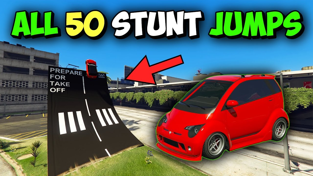 GTA Online: Conquering All 50 Stunt Jumps in a Panto