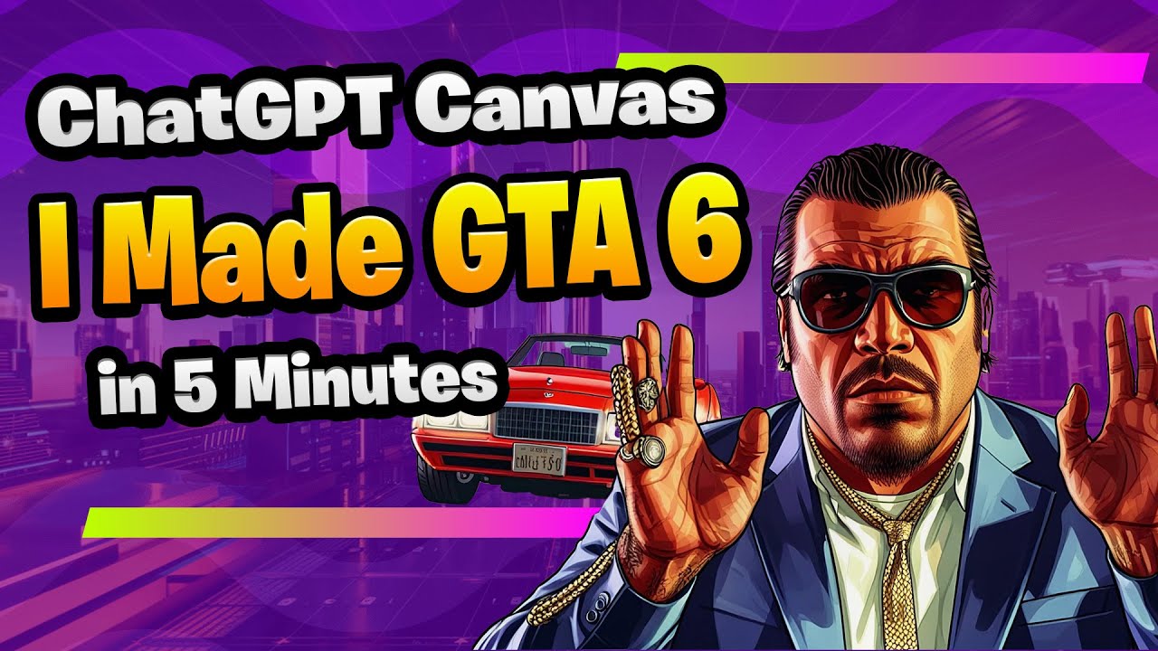 Build GTA 6 with AI: No-Coding Canvas Tutorial