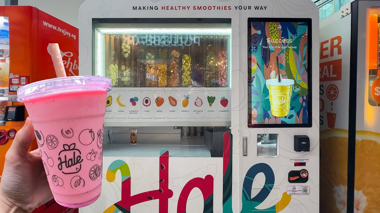 Singapore's New Smoothie Vending Machines: Full Taste Test Review