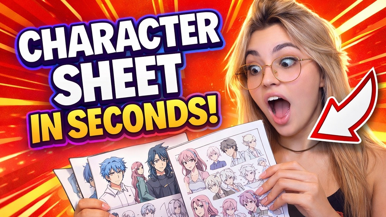 Create Character Design Sheets Without Skills in Seconds