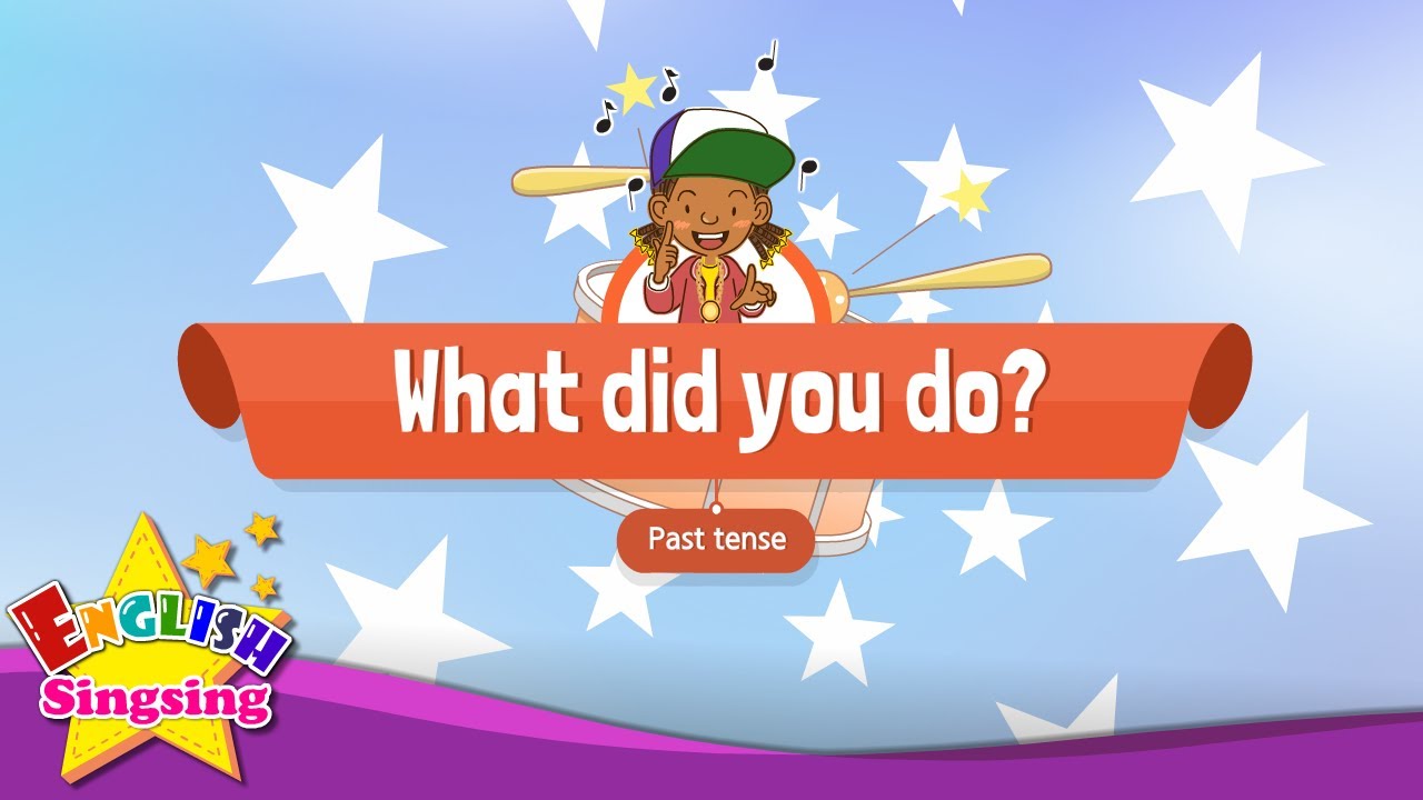 Teach Kids Past Tense with Fun Fishing Song Activities