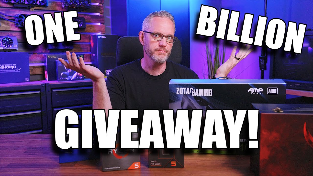 Enter JayzTwoCents' Billion-View PC Build Giveaway (Win CPU/Mobo/GPU)