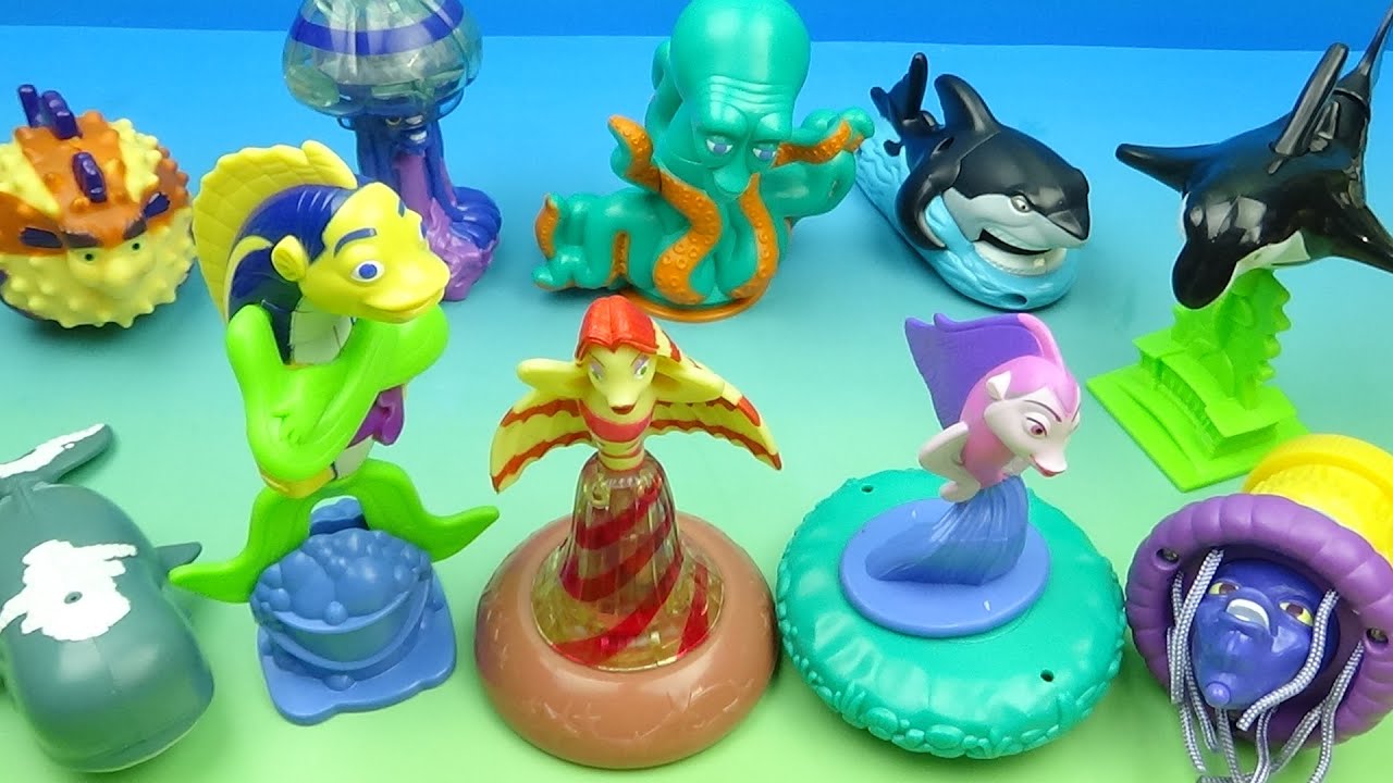 DreamWorks Shark Tale Toys: 2004 Burger King Set Review & Value Guide