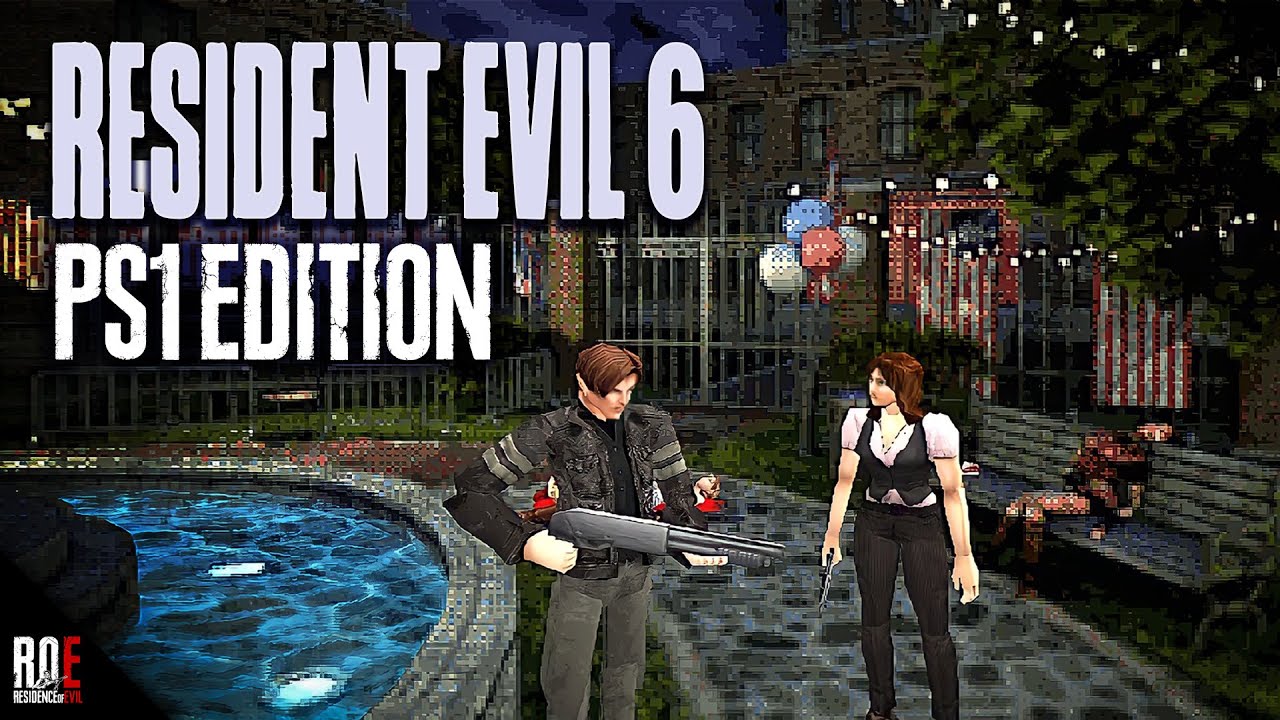 Resident Evil 6 PS1 Demake: Classic Survival Horror Reimagined