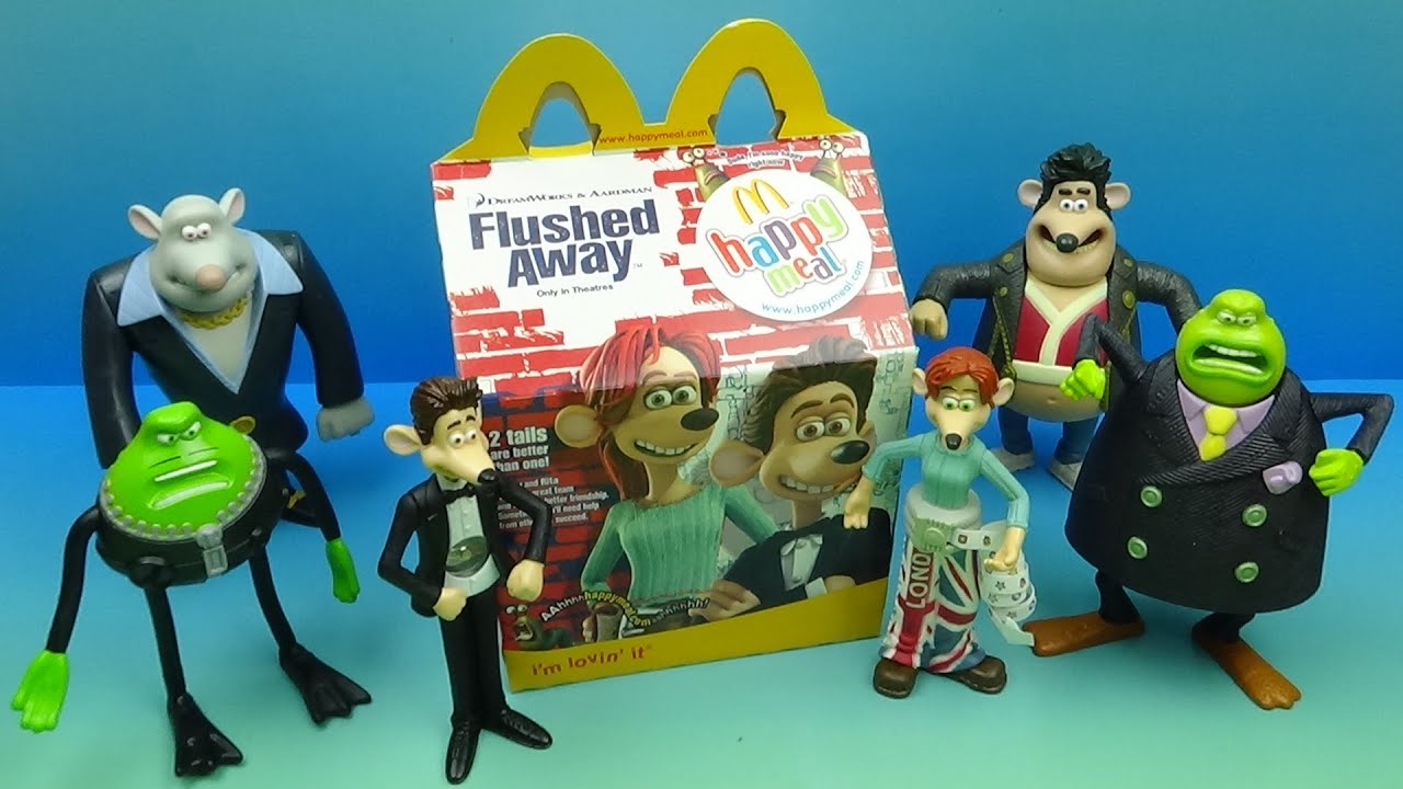 Flushed Away McDonald's Toys 2006: Ultimate Collector's Guide & Review