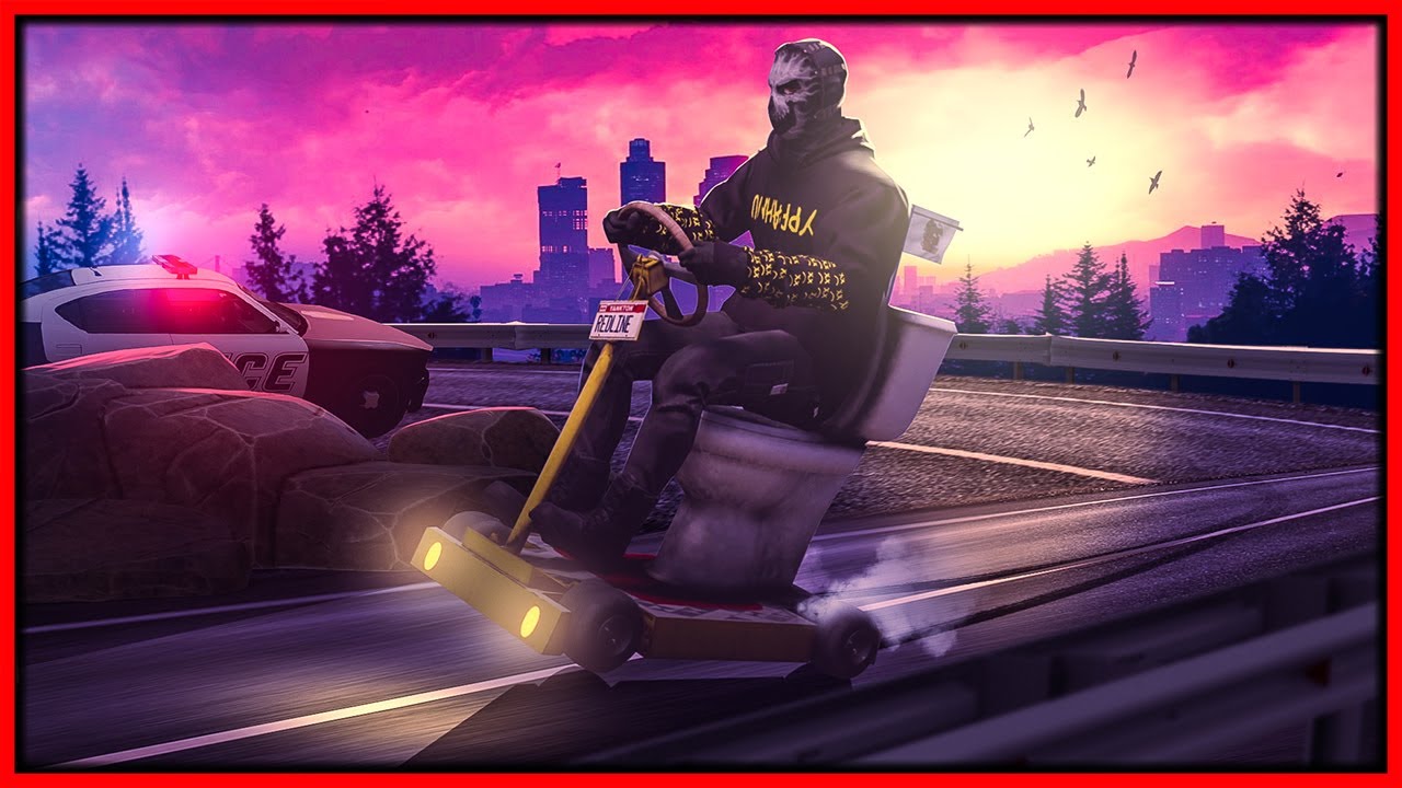 Build a Toilet Vehicle in GTA 5 for Chaotic Cop Encounters