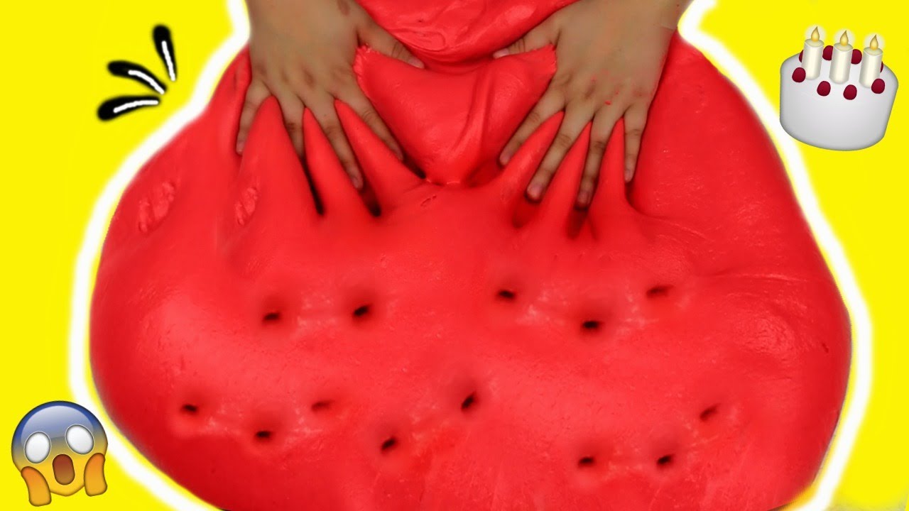 Easy Red Buttery Slime Recipe with Model Magic Clay