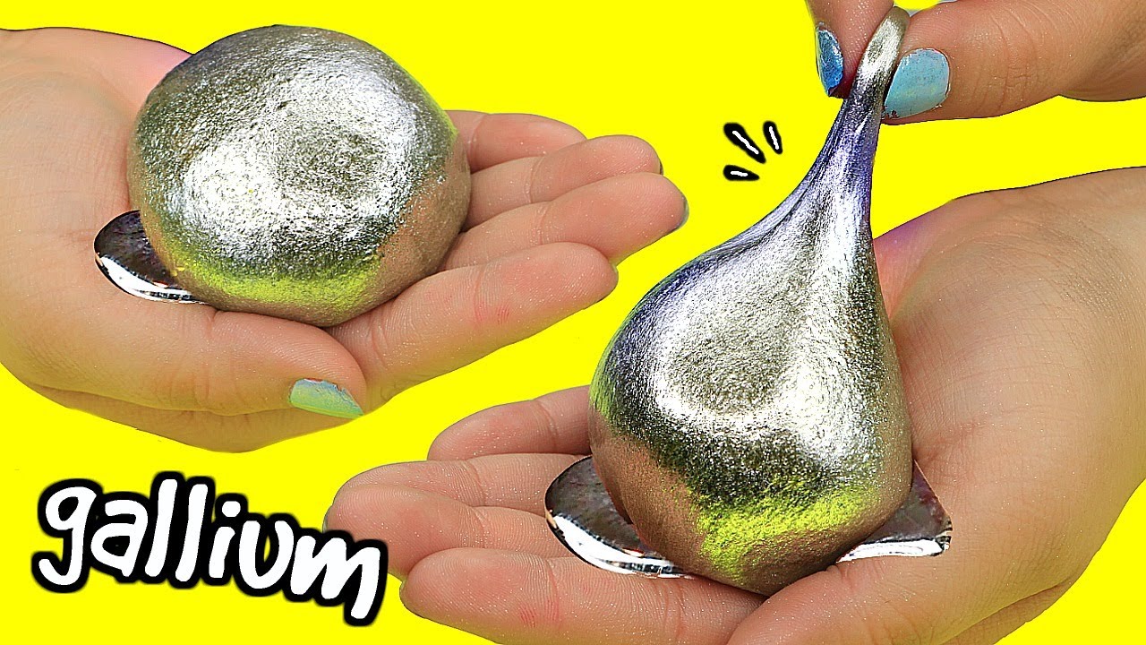 How to Make Realistic Gallium Slime with Chrome Powder
