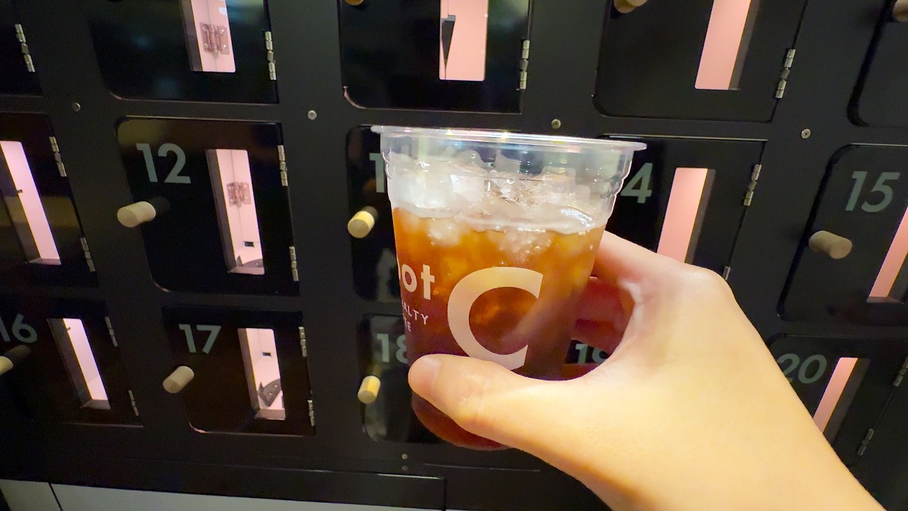 Unique Vending Machines: Healthy Grain Drinks & Kopi Luwak Coffee