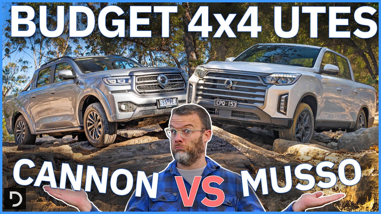 KGM Muso vs GWM Cannon: Best 4x4 Ute Under $50k Revealed