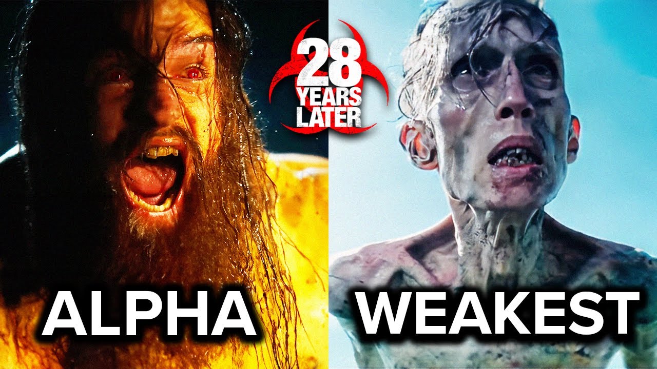 28 Years Later Infected Types Explained: Rage Virus Evolution