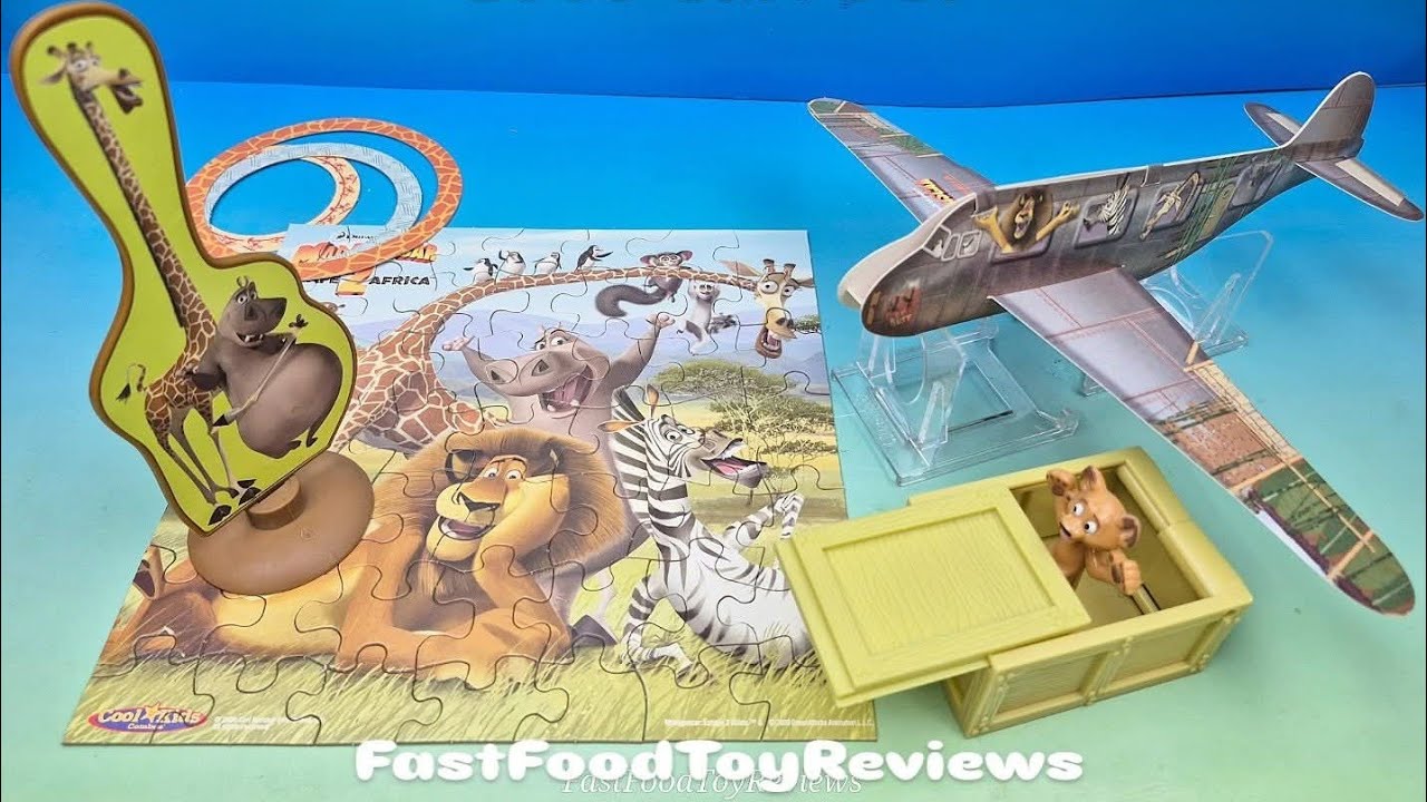 2008 Carl's Jr Madagascar 2 Toys: Collector Review & Guide