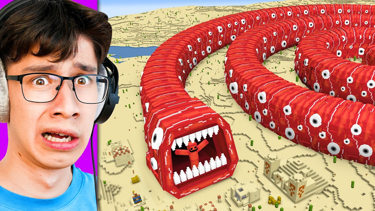 Build a Terrifying Minecraft Train Eater to Prank Friends