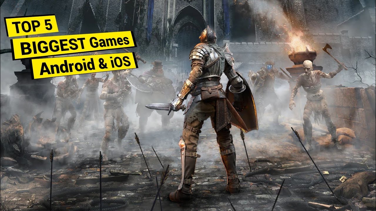 Top 5 Massive Mobile Games Over 4.5GB with AAA Graphics