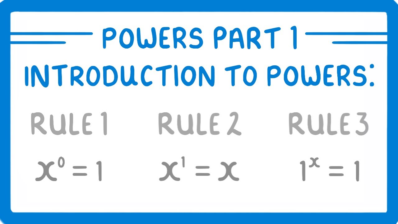Master Basic Exponent Rules: Zero, First Power & Base 1 Explained
