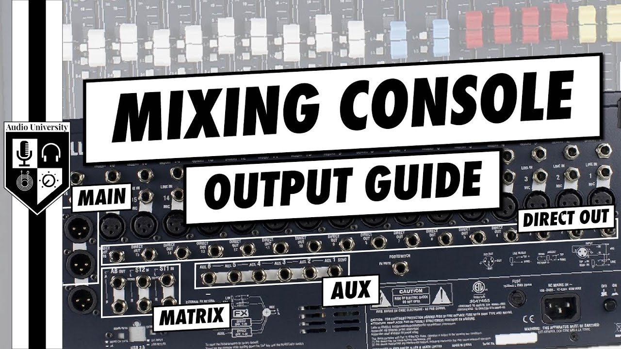 Master Mixer Outputs: Main, Direct, Aux & Matrix Explained Simply