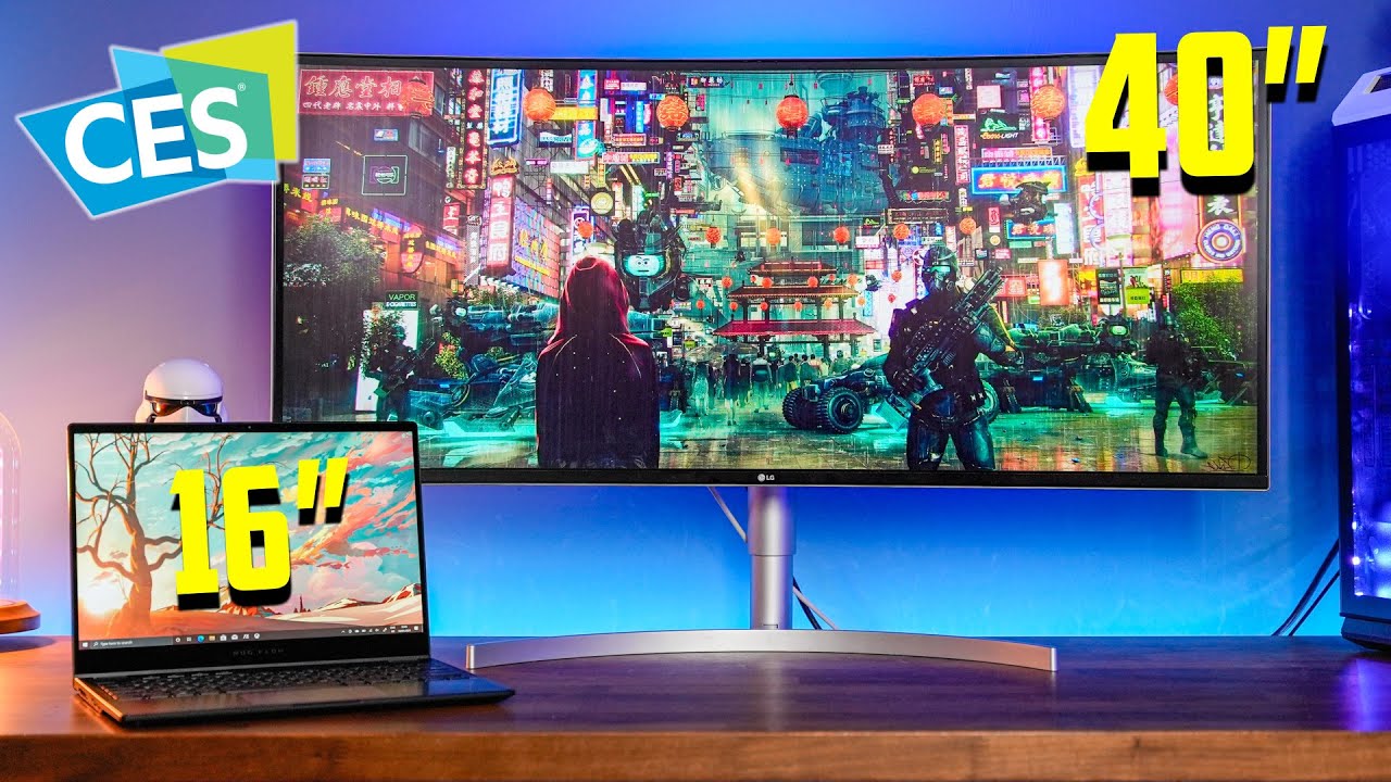 LG CES 2021: New Gram Laptops & Monitors Revealed