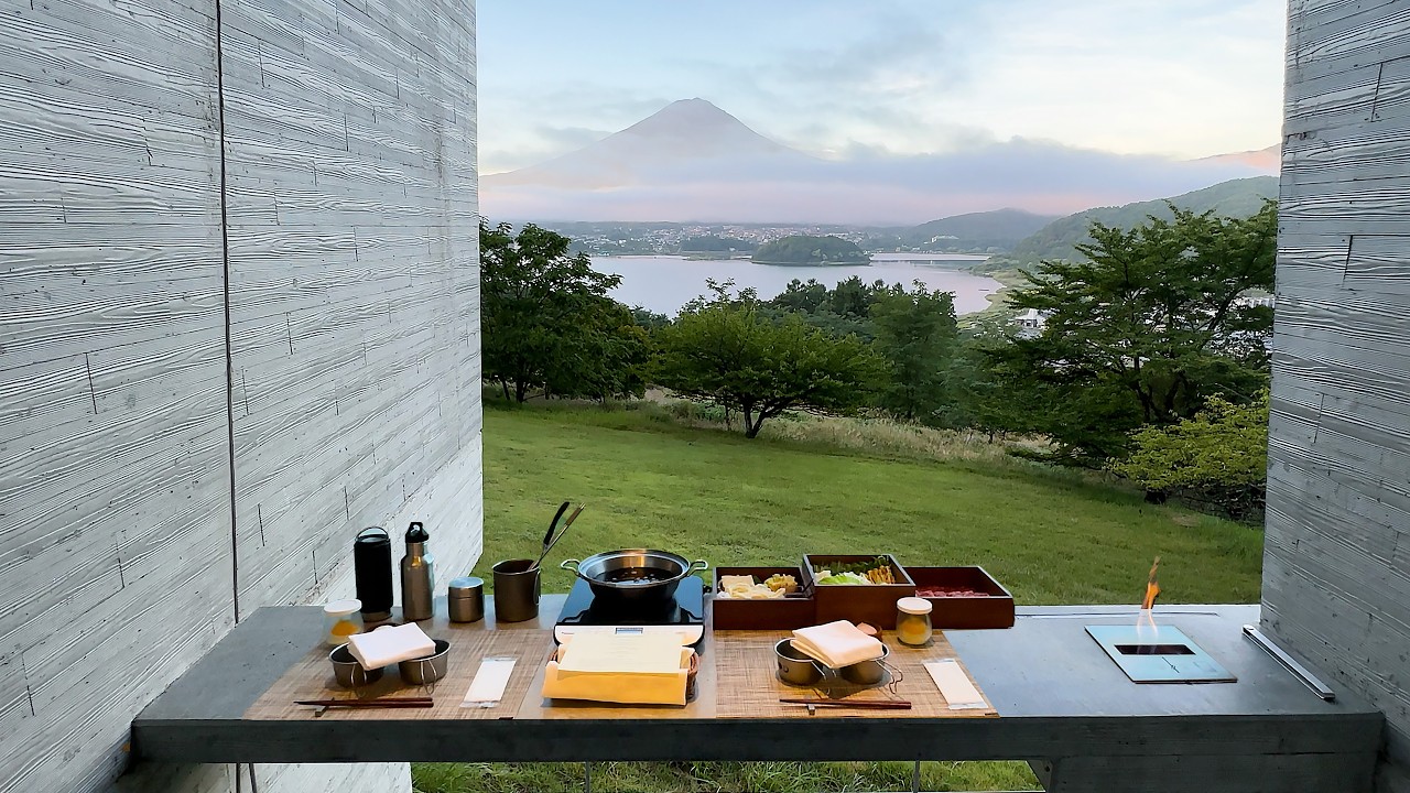 HOSHINOYA Fuji Luxury Dining Experience: Mount Fuji Glamping Meals