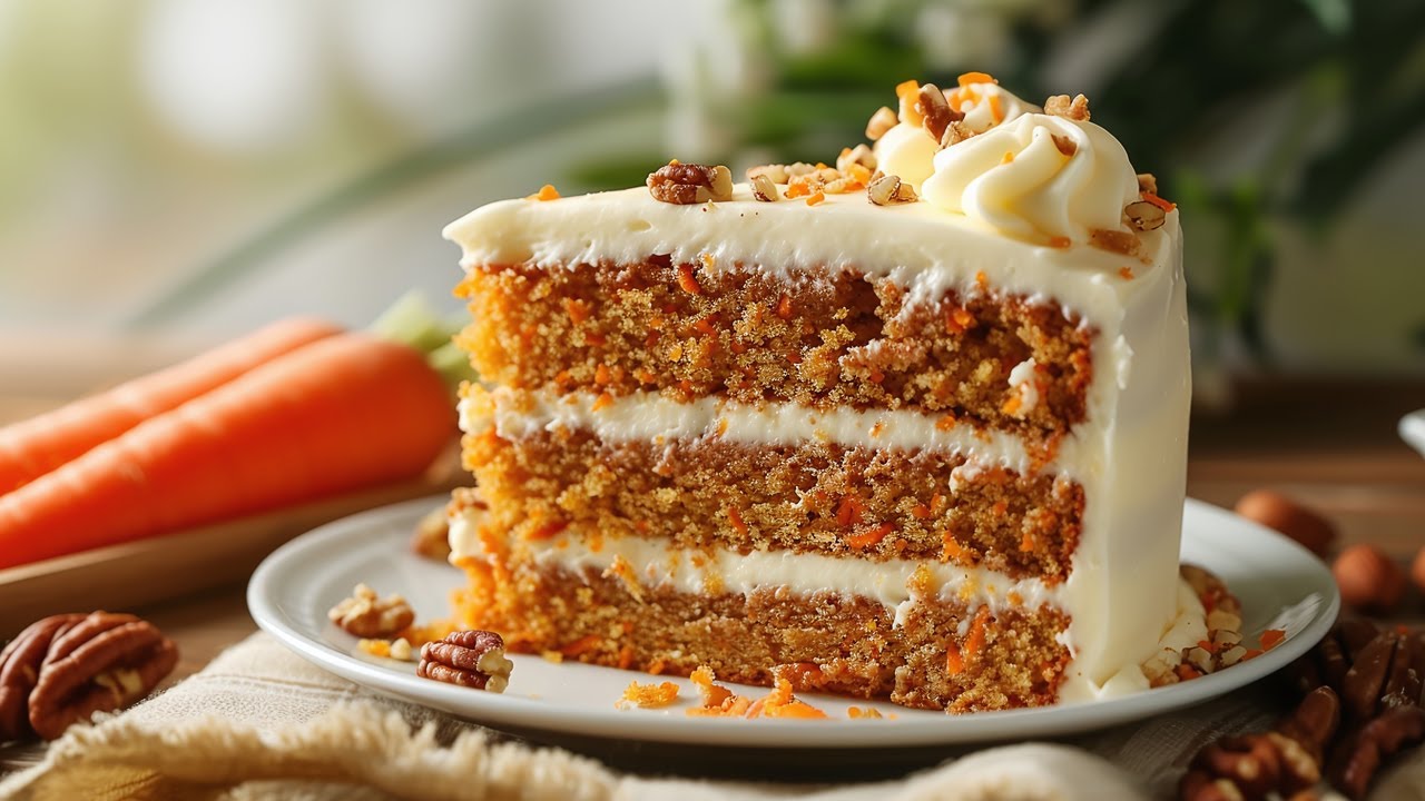Easy Homemade Carrot Cake Recipe: Moist Layers & Cream Cheese Frosting