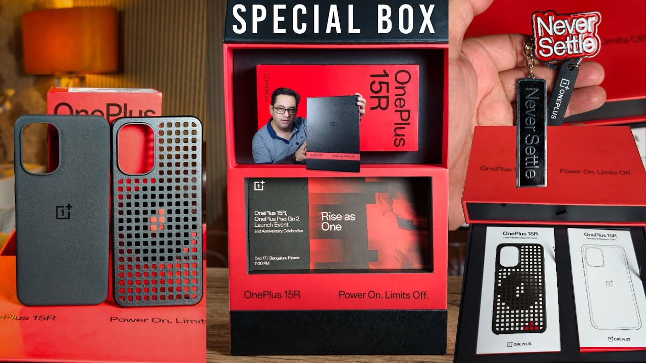 OnePlus 15R Unboxing: Exclusive Accessories & Launch Details
