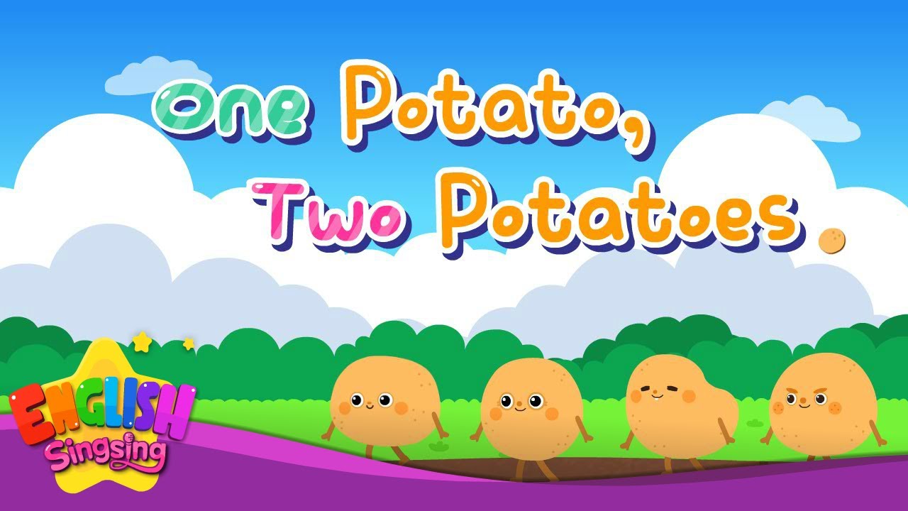 Potato Counting Song for Kids: Learn Numbers 1-7 Fun