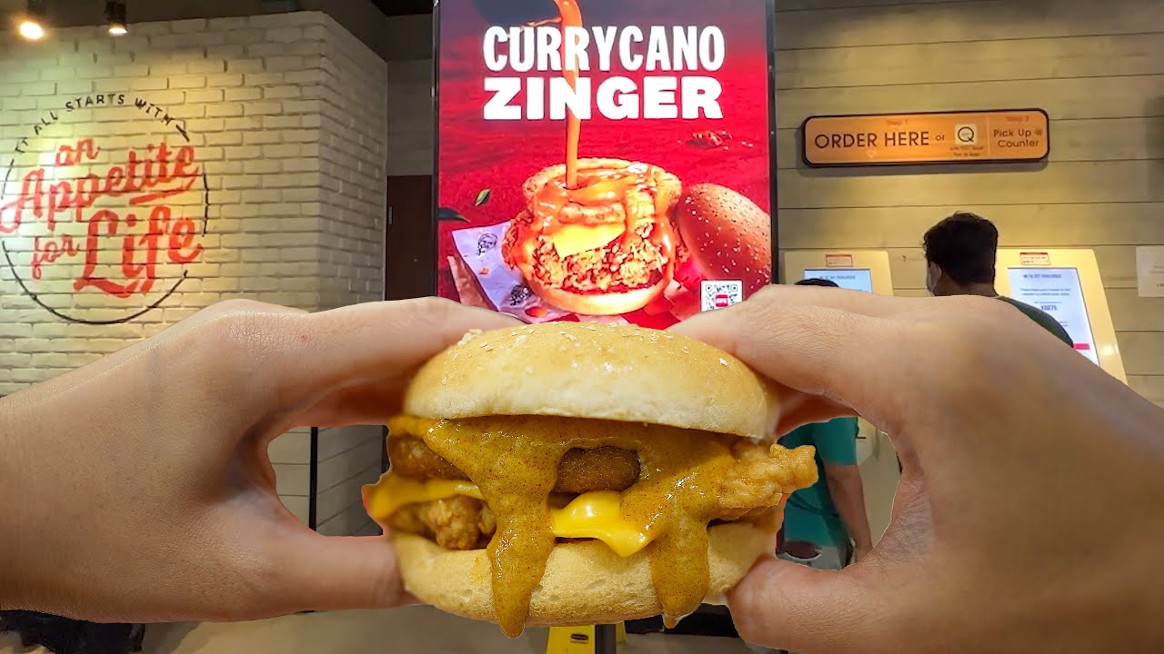 KFC Singapore Curry Burger Review: Taste Test & Combo Guide