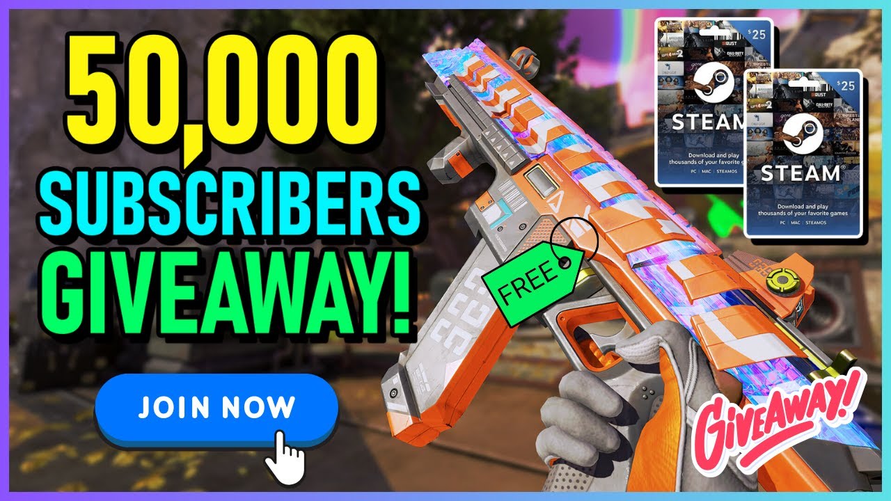 Win $25 Steam Gift Cards: Channel Giveaway Entry Guide