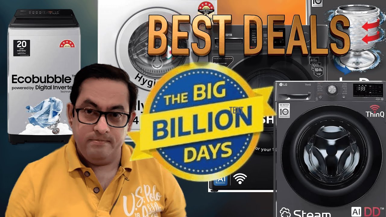 Top 8 Washing Machine Deals Under ₹35k for Flipkart Big Billion Days
