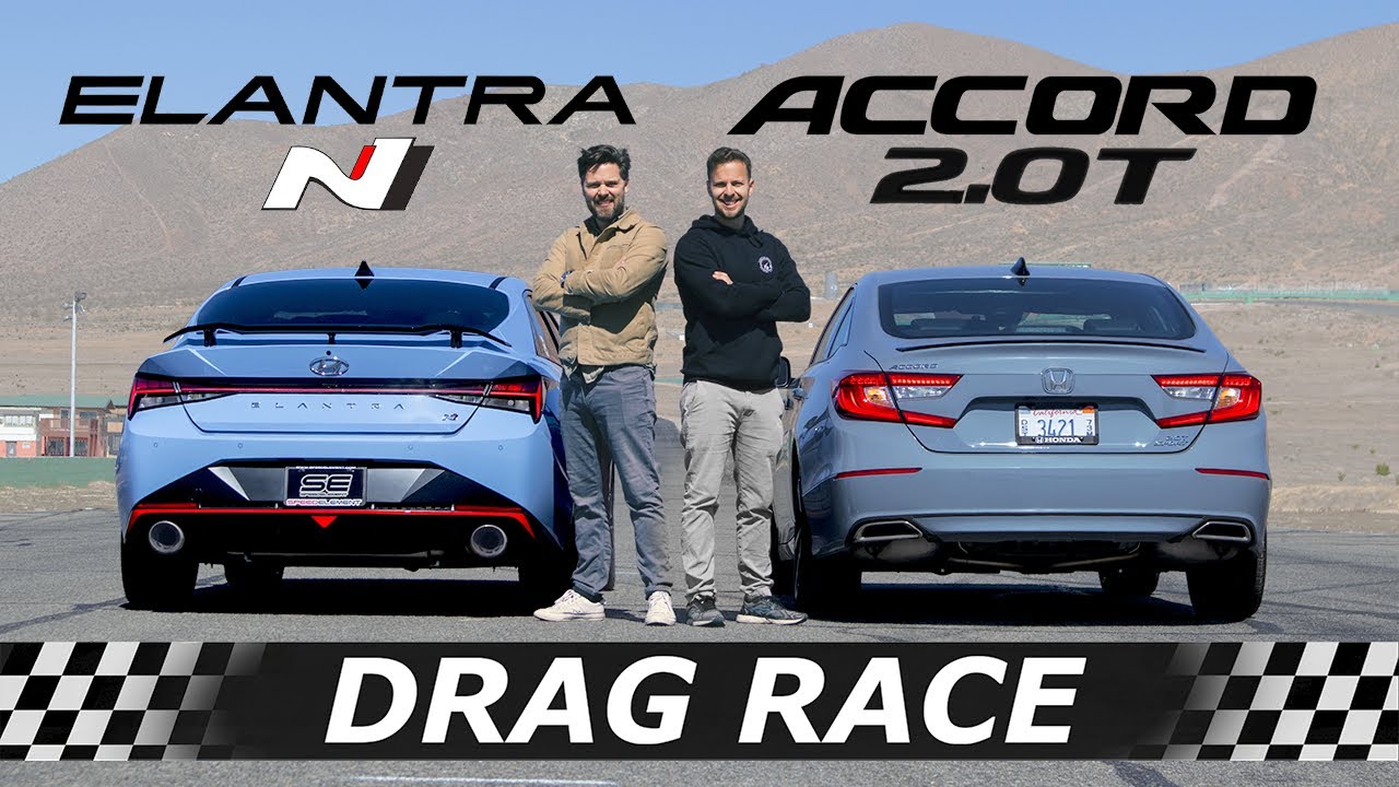 Hyundai Elantra N vs Honda Accord Drag Race Results
