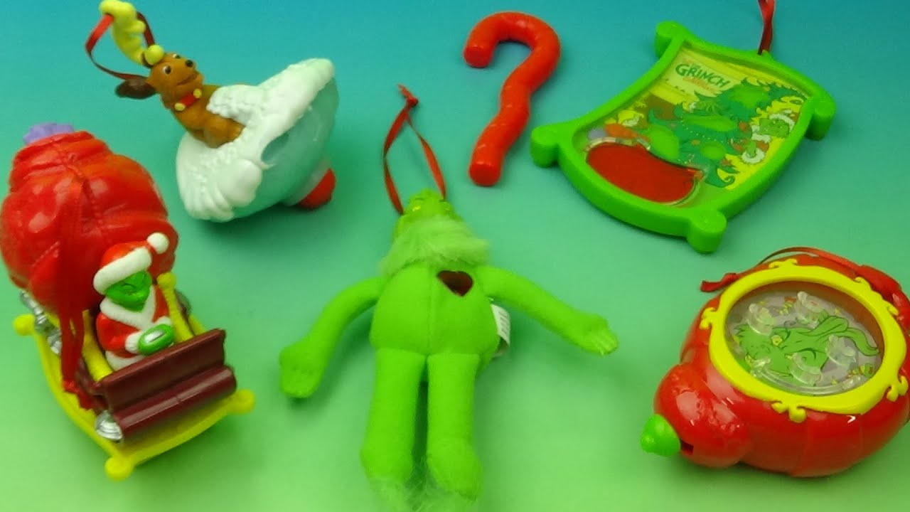 2001 Wendy's Grinch Toys Review: Rare Christmas Collectibles