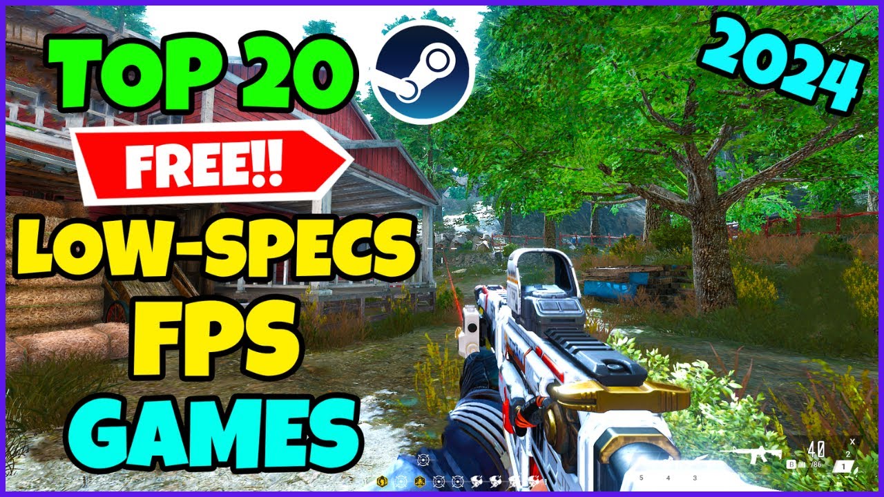 Top 20 Free FPS Games for Low-End PCs in 2024 (Intel HD Tested)