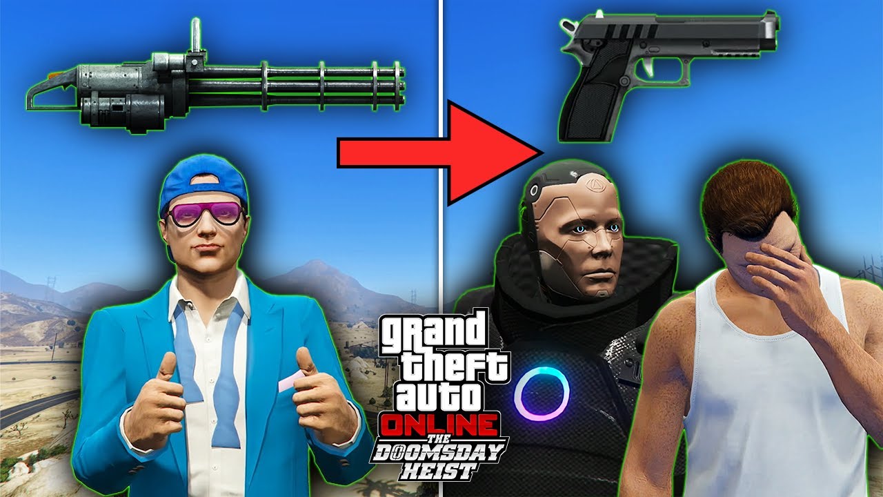 Ultimate Doomsday Heist Challenge: Losing Weapons on Death