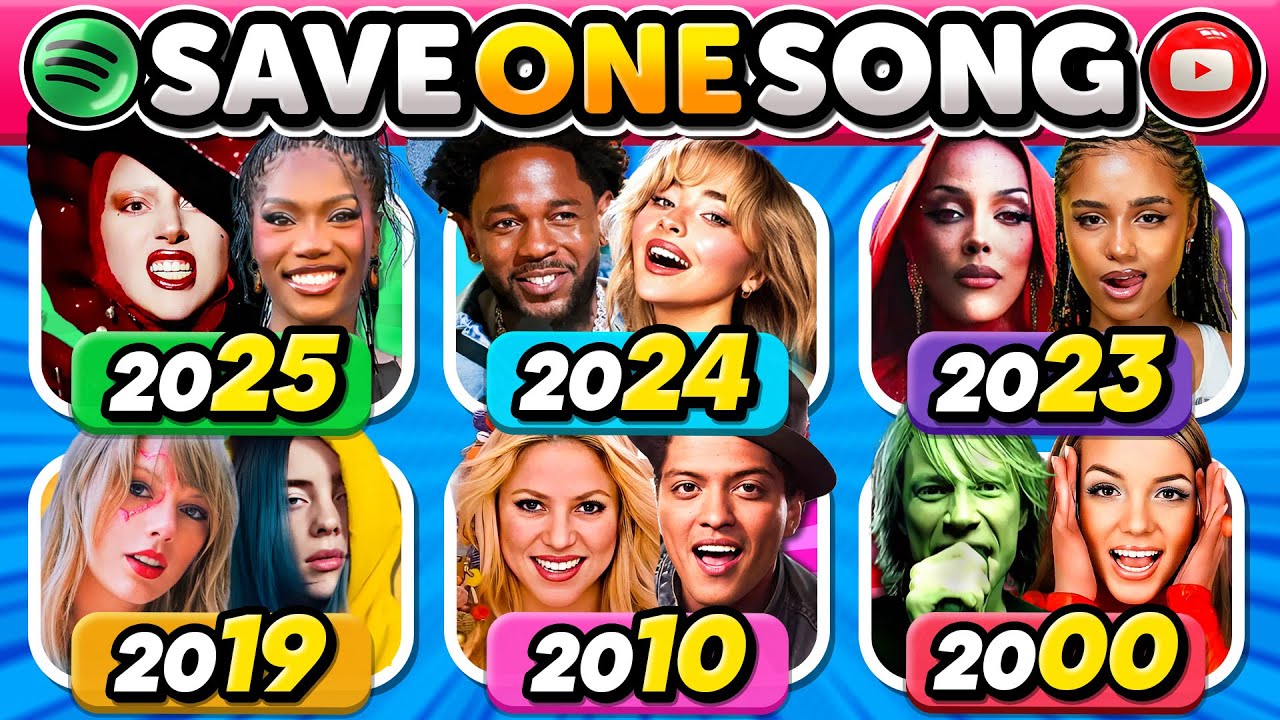 Ultimate 2000-2025 Music Nostalgia Quiz: Which Songs Would You Save?