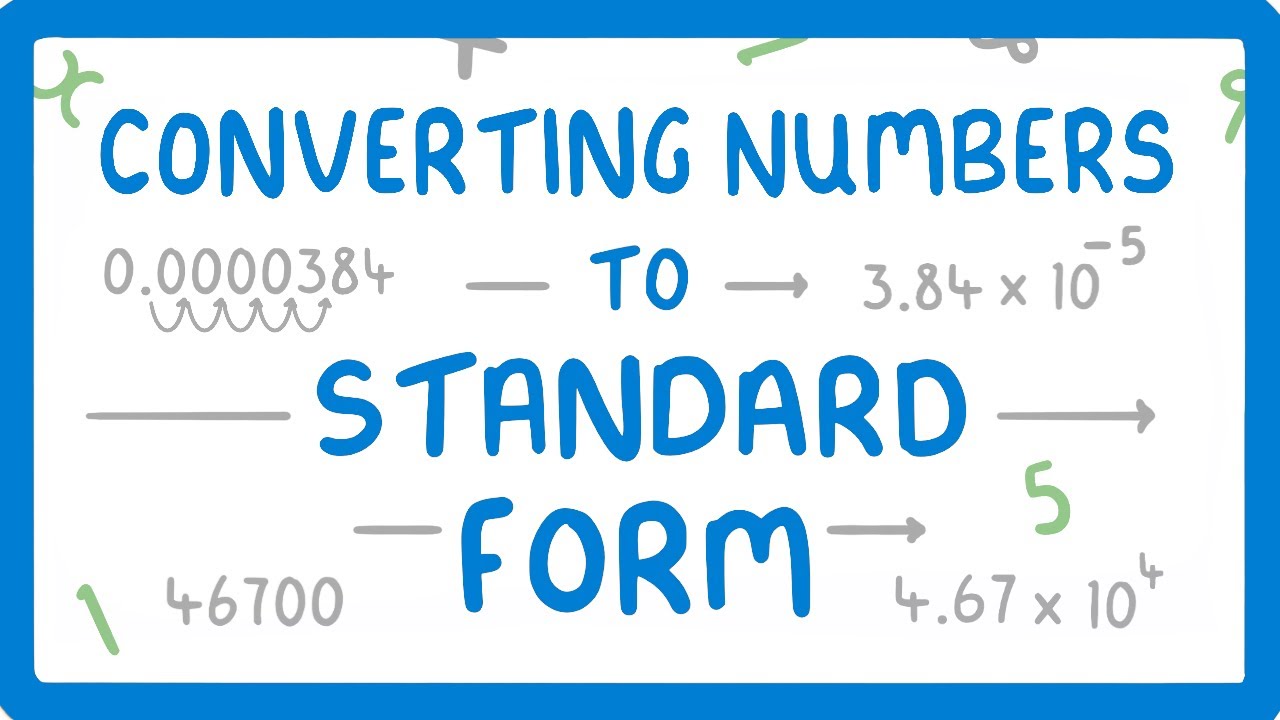 Master Standard Form: Convert Numbers Like a Pro