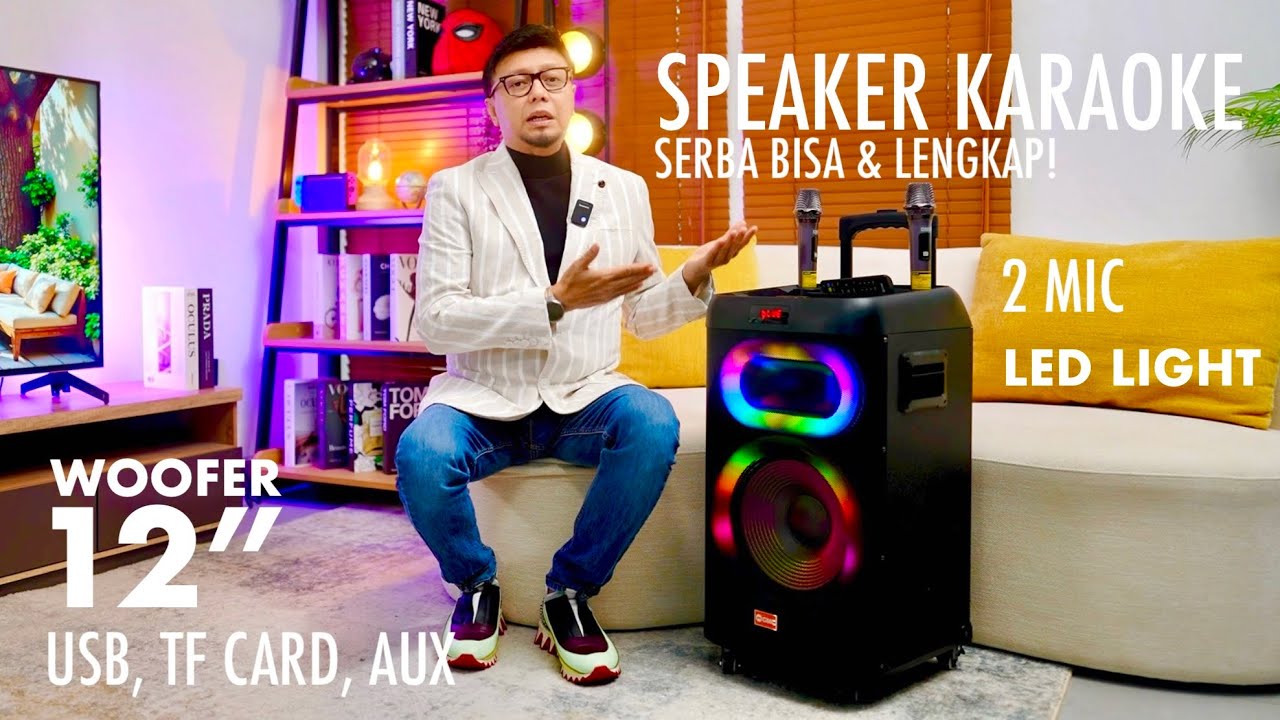 GMC 898H Review: Ultimate 12-Inch Karaoke Speaker for Home & Events