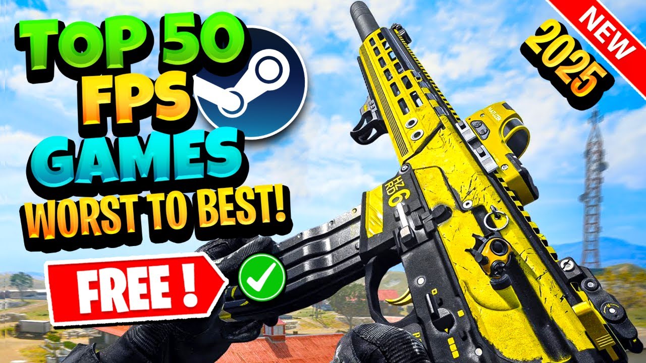Top 50 Free FPS Games Ranked Worst to Best (2025)