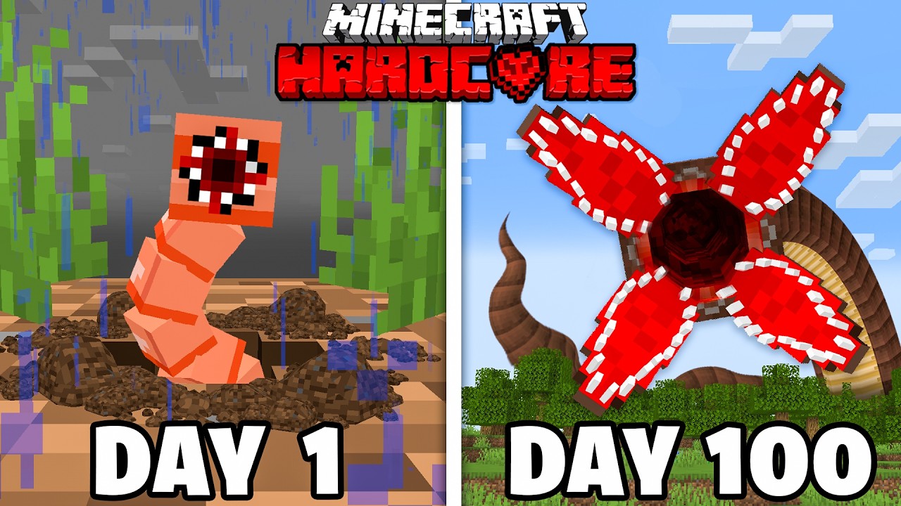 Minecraft Worm Evolution: 100-Day Survival Strategy Guide