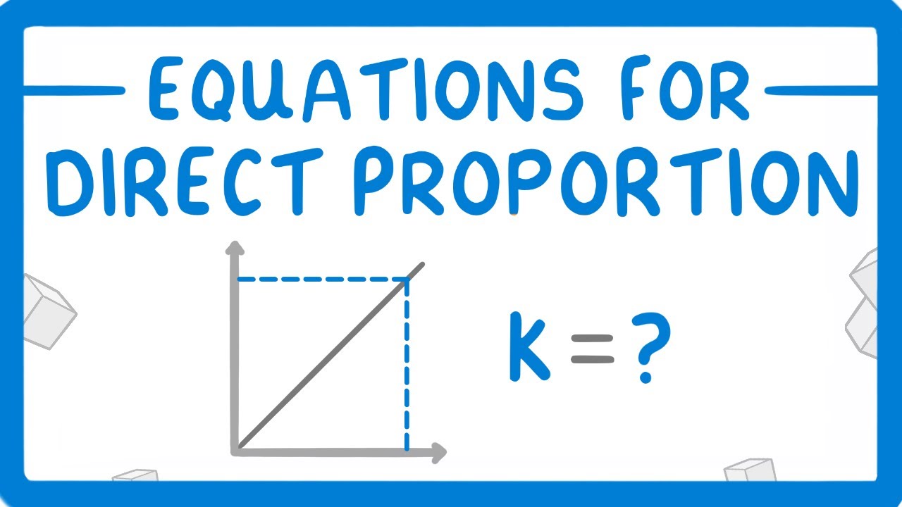 Mastering Direct Proportion Equations: Step-by-Step Guide