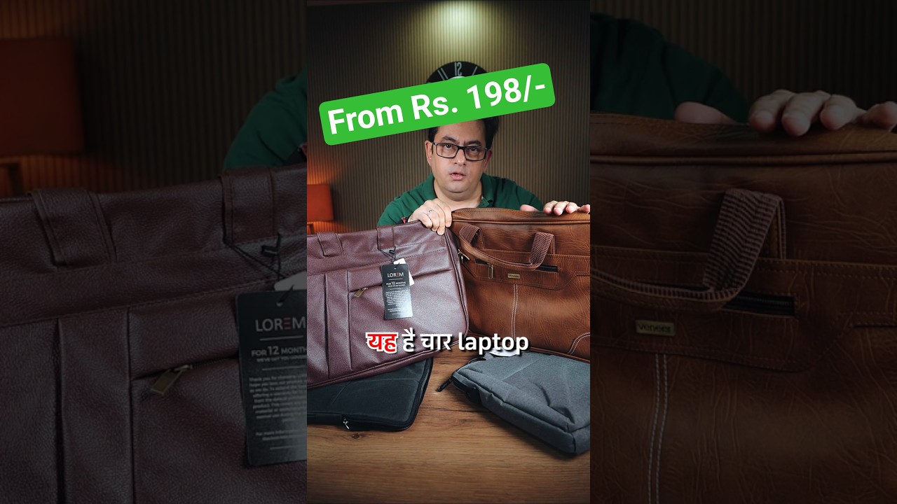 Top 5 Laptop Bags Under ₹1000 (2024 Buyer's Guide)