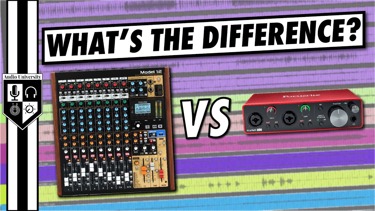 Audio Interface vs Mixer: What You Really Need (2024 Guide)